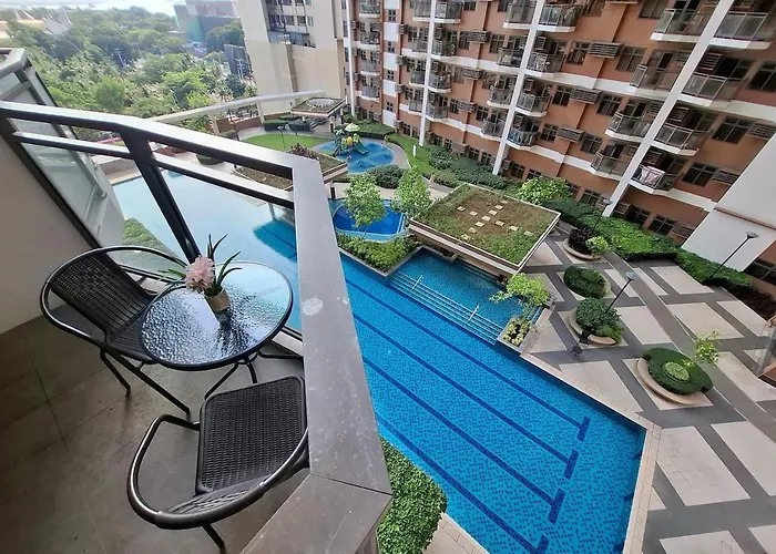 Ample 1Br Balcony -40Sqm -4Pax -Pet -Parking -Moa,Picc,Wtc,Airport