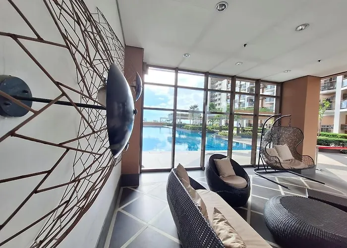 شقة Ample 1Br Balcony -40Sqm -4Pax -Pet -Parking -Moa,Picc,Wtc,Airport مانيلا